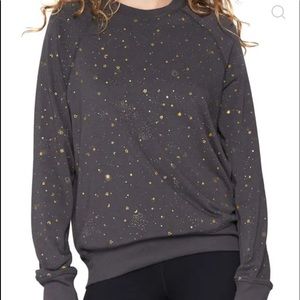 Spiritual Gangster Old School Star Print Sweatshirt NWT XS